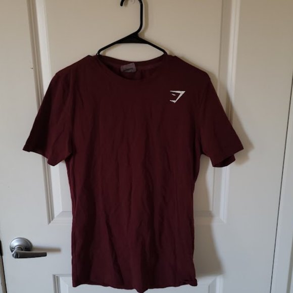 Gymshark Other - Gym Shark men's t-shirt crimson red, size Medium
